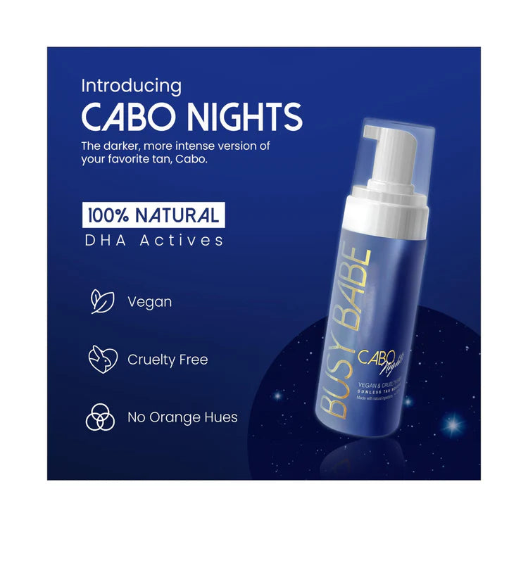 Busy Babe | Cabo Nights Self Tan Mousse w/Mitt.