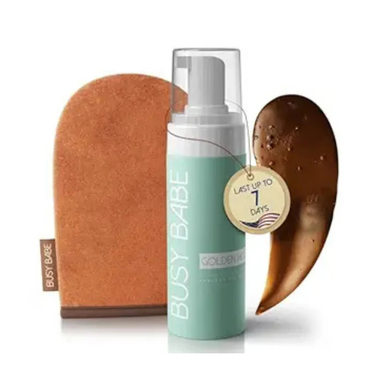 Busy Babe | Golden Hour Self Tan Mousse w/Mitt