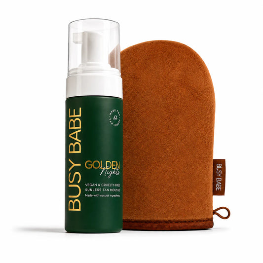 Busy Babe | Golden Nights Self Tan Mousse w/Mitt