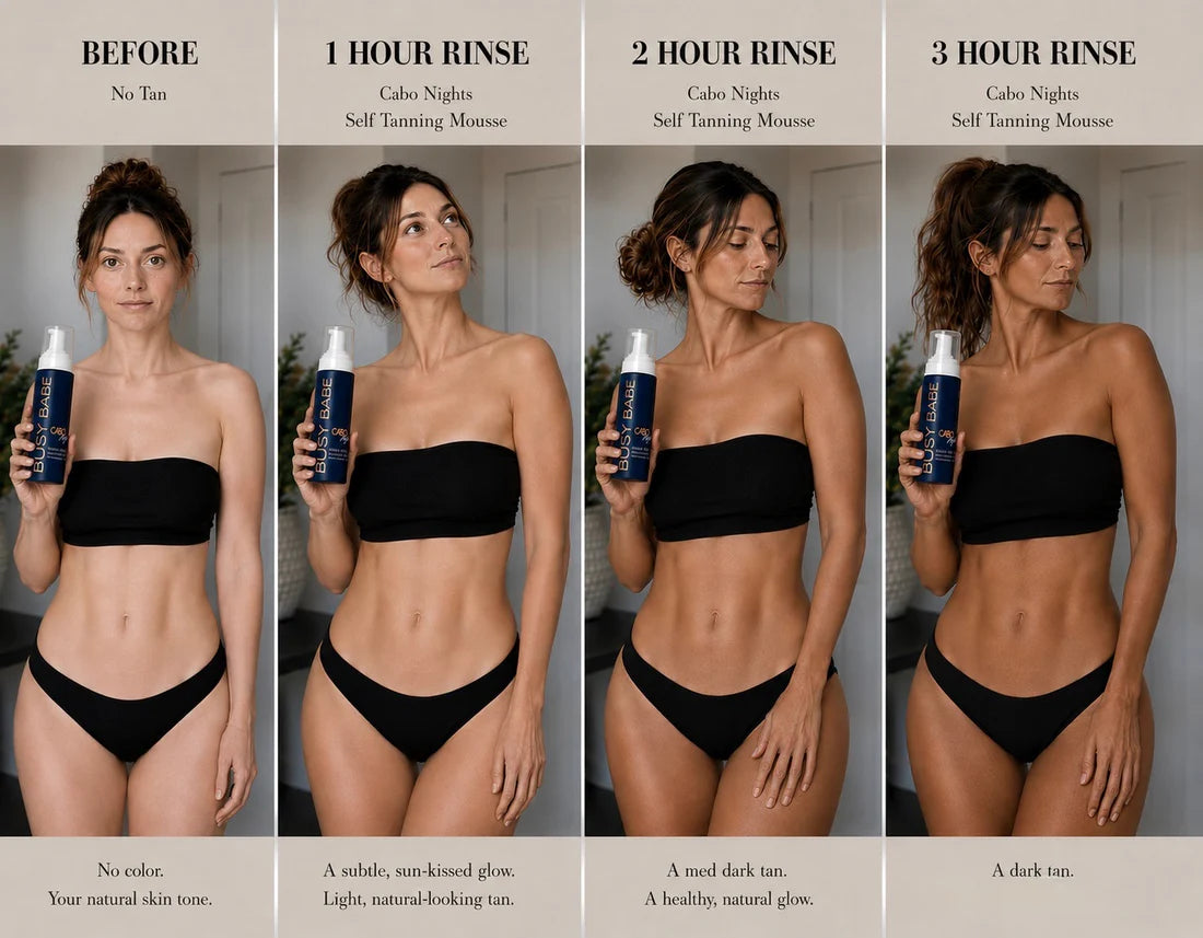 Busy Babe | Cabo Nights Self Tan Mousse w/Mitt.
